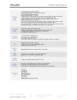 Preview for 8 page of Shuttle M 2000M Overview