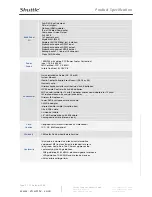 Preview for 9 page of Shuttle M 2000M Overview