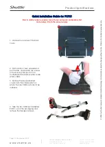 Preview for 2 page of Shuttle PCP21 Quick Installation Manual