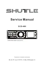 Preview for 1 page of Shuttle SCD-480 Service Manual