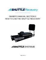 Preview for 26 page of Shuttle Shuttle Recovery Owner'S Manual