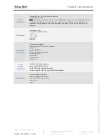 Preview for 4 page of Shuttle X27D Specifications