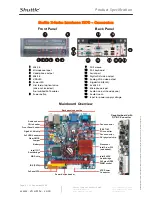 Preview for 5 page of Shuttle X27D Specifications