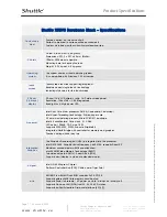 Preview for 7 page of Shuttle X50v3 Product Specifications