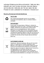 Preview for 9 page of SHX SHX-PM05FW Operating Instructions Manual