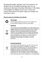 Preview for 23 page of SHX SHX-PM05FW Operating Instructions Manual