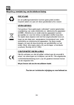 Preview for 61 page of SHX SHX01HL2000 Operating Manual