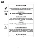 Preview for 7 page of SHX SHX03HS800 Operating Manual