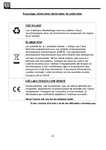 Preview for 21 page of SHX SHX03HS800 Operating Manual