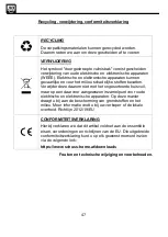 Preview for 47 page of SHX SHX03HS800 Operating Manual