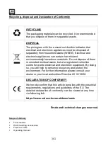 Preview for 141 page of SHX SHX05FW450 Operating Manual