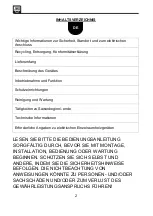 Preview for 2 page of SHX SHX07KV2000 Operating Manual