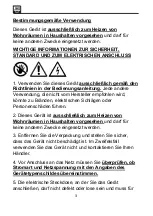 Preview for 3 page of SHX SHX07KV2000 Operating Manual