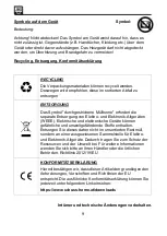 Preview for 9 page of SHX SHX07KV2000 Operating Manual