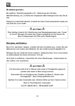 Preview for 12 page of SHX SHX07KV2000 Operating Manual