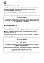 Preview for 27 page of SHX SHX07KV2000 Operating Manual