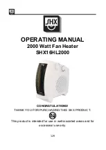 Preview for 129 page of SHX SHX16HL2000 Operating Manual