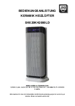 SHX SHX20KH2000LD Manual предпросмотр