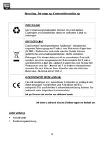 Preview for 8 page of SHX SHX24HS1200 Operating Manual