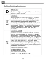 Preview for 114 page of SHX SHX37PTC2000LD Operating Manual