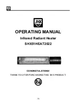 Preview for 73 page of SHX SHX51HEAT2022 Operating Manual