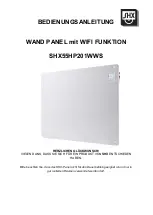 SHX SHX55HP201WWS Manual preview