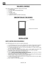 Preview for 21 page of SHX SHX85PAN2001F Operating Instructions Manual