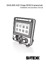 Preview for 1 page of Si-tex SAS-600 Installation And Operation Manual