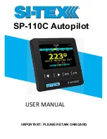 Si-tex SP-110C User Manual preview