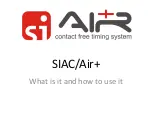 Предварительный просмотр 1 страницы SI Air+ Manual