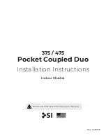 Предварительный просмотр 1 страницы SI Pocket Coupled Duo 375 Installation Instructions Manual