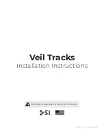 SI Veil Tracks Installation Instructions Manual preview
