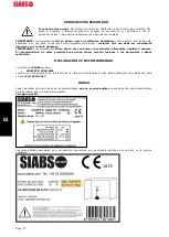 Preview for 36 page of Siabs Kaliente Use And Service Manual