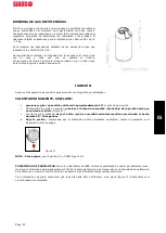 Preview for 41 page of Siabs Kaliente Use And Service Manual