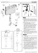 Предварительный просмотр 2 страницы Siamp INTRASLIM Installation & Maintenance