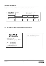 Предварительный просмотр 5 страницы siat SM446-650-HD Instruction Manual And Spare Parts List