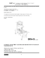 Предварительный просмотр 2 страницы siat SR4-S Type A Instruction Manual And Spare Parts List