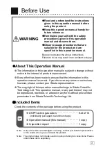 Preview for 3 page of Sibata 080150-076 Operation Manual