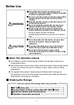 Preview for 3 page of Sibata 090860-0341 Operation Manual