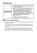 Preview for 4 page of Sibata DAS-100 Operation Manual