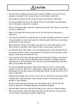 Preview for 8 page of Sibata DAS-100 Operation Manual