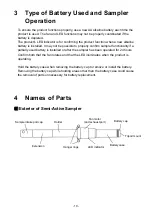 Preview for 10 page of Sibata DAS-100 Operation Manual