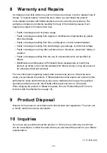 Preview for 18 page of Sibata DAS-100 Operation Manual