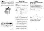 Sibata QC-10KN Operation Manual preview