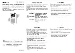 Sibata QC-10N Operation Manual предпросмотр