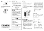 Preview for 2 page of Sibata QCA-W5 Operation Manual