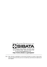 Preview for 8 page of Sibata SIP-32L Operation Manual