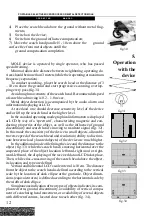 Preview for 12 page of Sibel MOLE Operating Manual