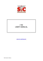 Sic Marking i143 User Manual preview