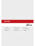 Sicam SBM V655 Original Instructions Manual preview